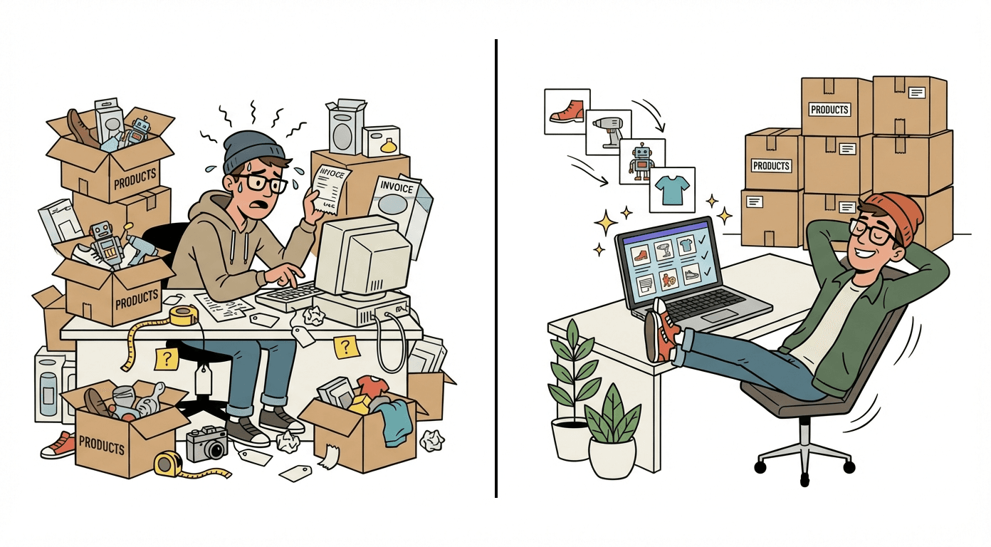 Before and after using Unload